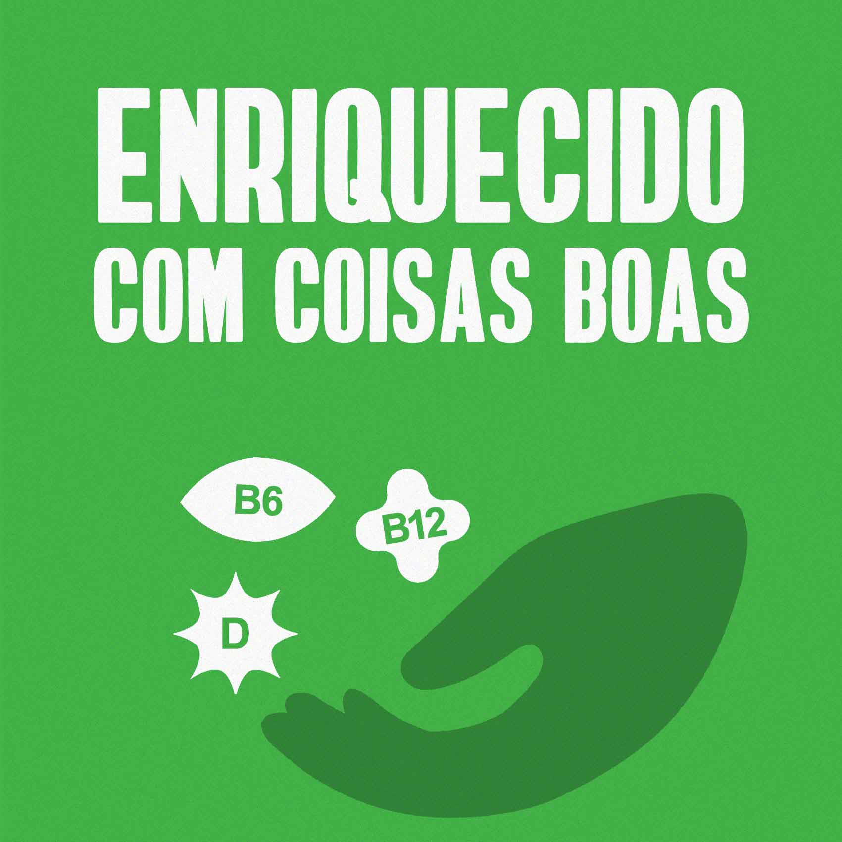 enriquecido com coisas boas